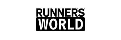Black Runner’s World magazine stacked logo.